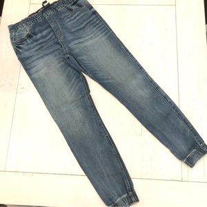 Hollister Sz M Super Skinny Denim Joggers Advanced Stretch women’s